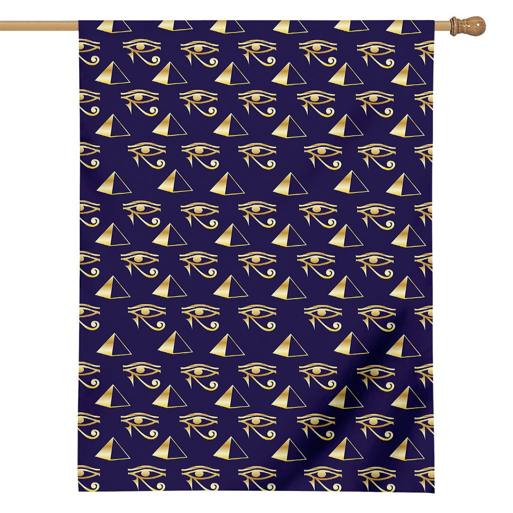 Egypt Eye Of Horus Pattern Print House Flag