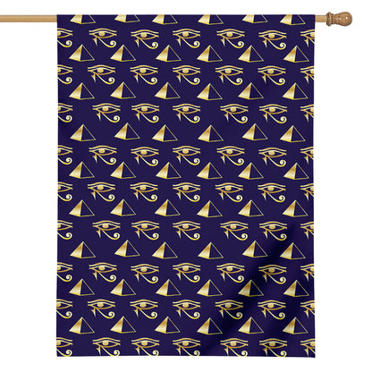 Egypt Eye Of Horus Pattern Print House Flag