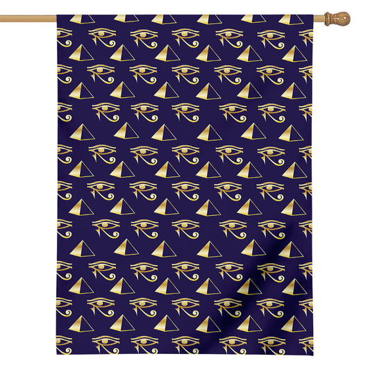 Egypt Eye Of Horus Pattern Print House Flag