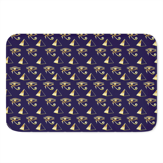 Egypt Eye Of Horus Pattern Print Indoor Door Mat