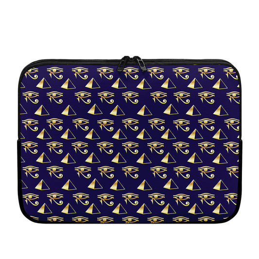 Egypt Eye Of Horus Pattern Print Laptop Sleeve