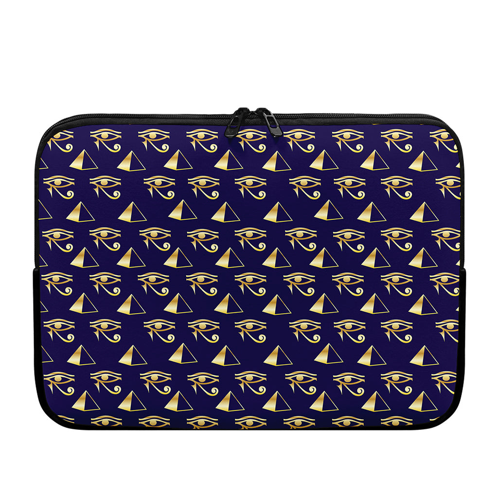 Egypt Eye Of Horus Pattern Print Laptop Sleeve