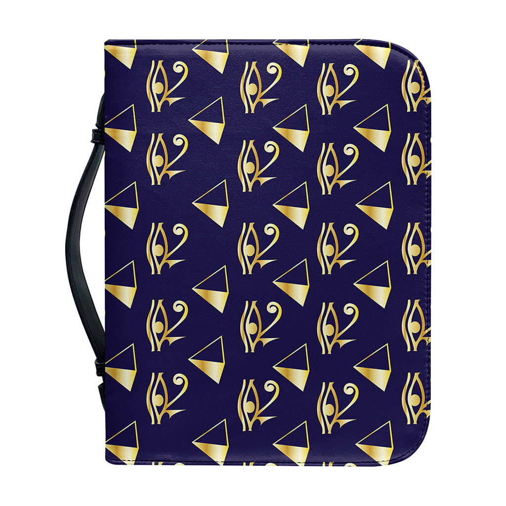 Egypt Eye Of Horus Pattern Print Leather Bible Cover