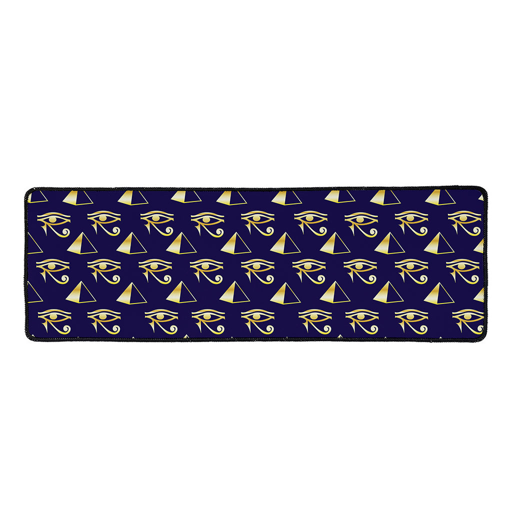Egypt Eye Of Horus Pattern Print Long Kitchen Mat