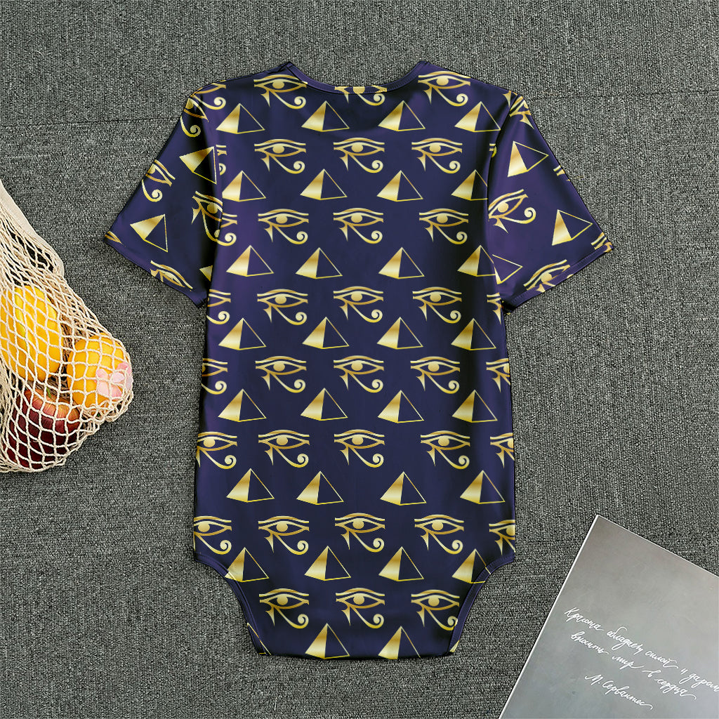 Egypt Eye Of Horus Pattern Print Men's Bodysuit