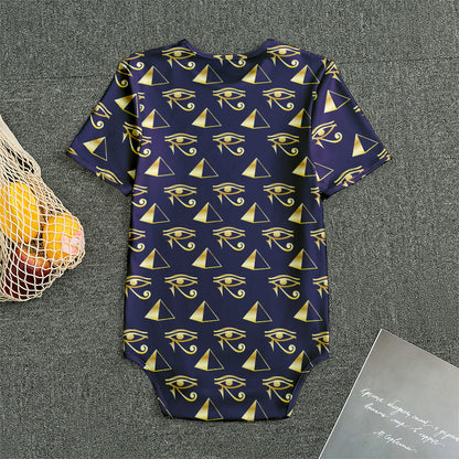 Egypt Eye Of Horus Pattern Print Men's Bodysuit