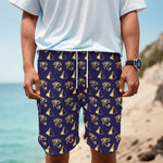 Egypt Eye Of Horus Pattern Print Men's Cargo Shorts