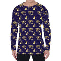 Egypt Eye Of Horus Pattern Print Men's Long Sleeve T-Shirt