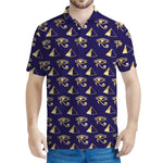 Egypt Eye Of Horus Pattern Print Men's Polo Shirt