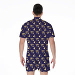 Egypt Eye Of Horus Pattern Print Men's Rompers