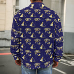 Egypt Eye Of Horus Pattern Print Men's Shirt Jacket