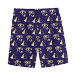 Egypt Eye Of Horus Pattern Print Men's Sports Shorts