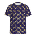 Egypt Eye Of Horus Pattern Print Men's Athletic T-Shirt