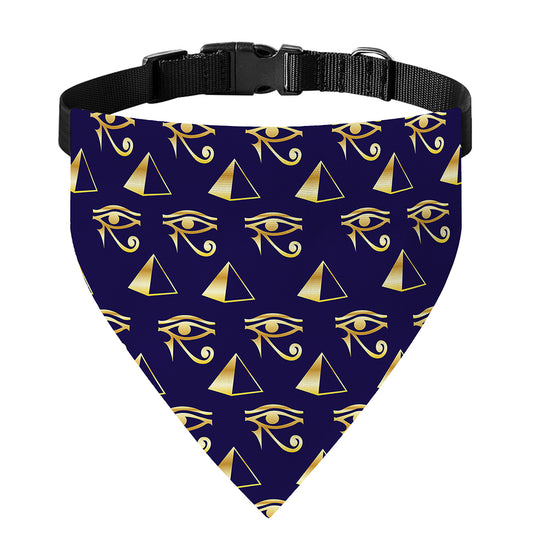 Egypt Eye Of Horus Pattern Print Over The Collar Dog Bandana