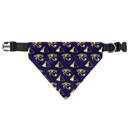Egypt Eye Of Horus Pattern Print Over The Collar Dog Bandana