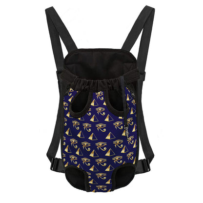 Egypt Eye Of Horus Pattern Print Pet Carrier Backpack