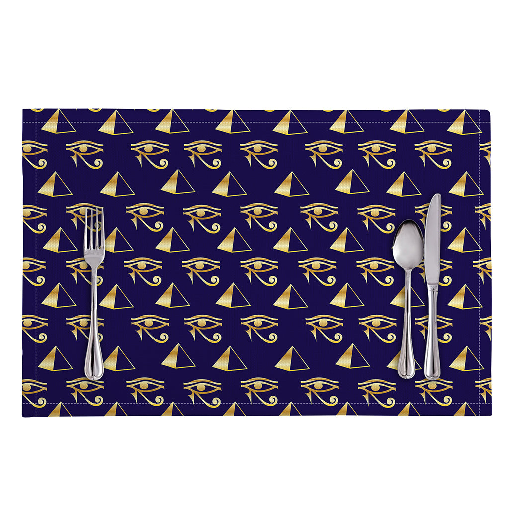 Egypt Eye Of Horus Pattern Print Placemat