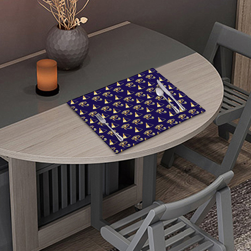 Egypt Eye Of Horus Pattern Print Placemat