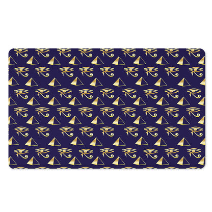 Egypt Eye Of Horus Pattern Print Polyester Doormat