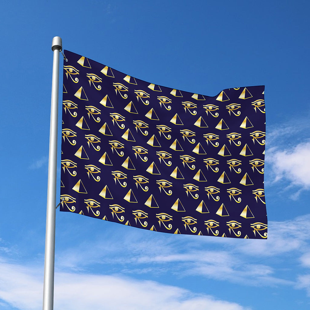 Egypt Eye Of Horus Pattern Print Polyester Flag