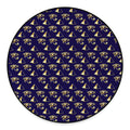 Egypt Eye Of Horus Pattern Print Round Floor Mat