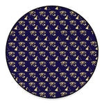 Egypt Eye Of Horus Pattern Print Round Floor Mat
