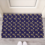 Egypt Eye Of Horus Pattern Print Rubber Doormat