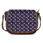 Egypt Eye Of Horus Pattern Print Saddle Bag