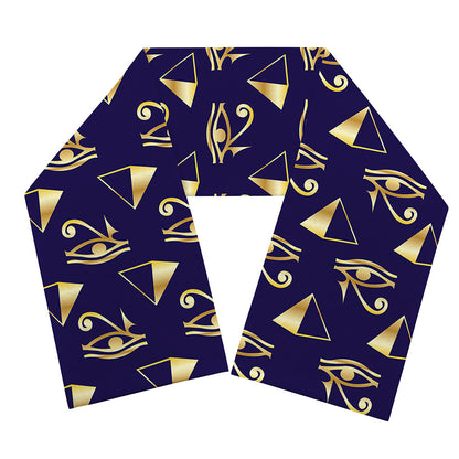 Egypt Eye Of Horus Pattern Print Scarf