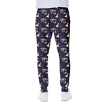 Egypt Eye Of Horus Pattern Print Scuba Joggers