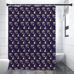 Egypt Eye Of Horus Pattern Print Shower Curtain
