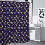 Egypt Eye Of Horus Pattern Print Shower Curtain
