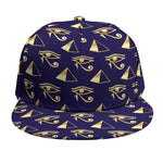 Egypt Eye Of Horus Pattern Print Snapback Cap