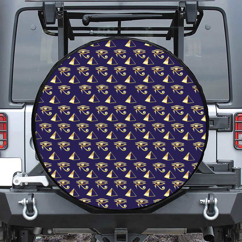Egypt Eye Of Horus Pattern Print Tire Cover