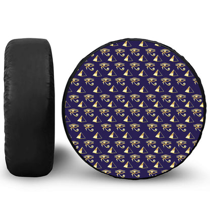 Egypt Eye Of Horus Pattern Print Tire Cover