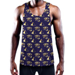 Egypt Eye Of Horus Pattern Print Training Tank Top