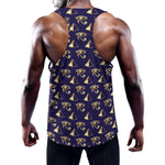 Egypt Eye Of Horus Pattern Print Training Tank Top