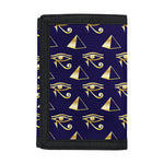 Egypt Eye Of Horus Pattern Print Trifold Wallet