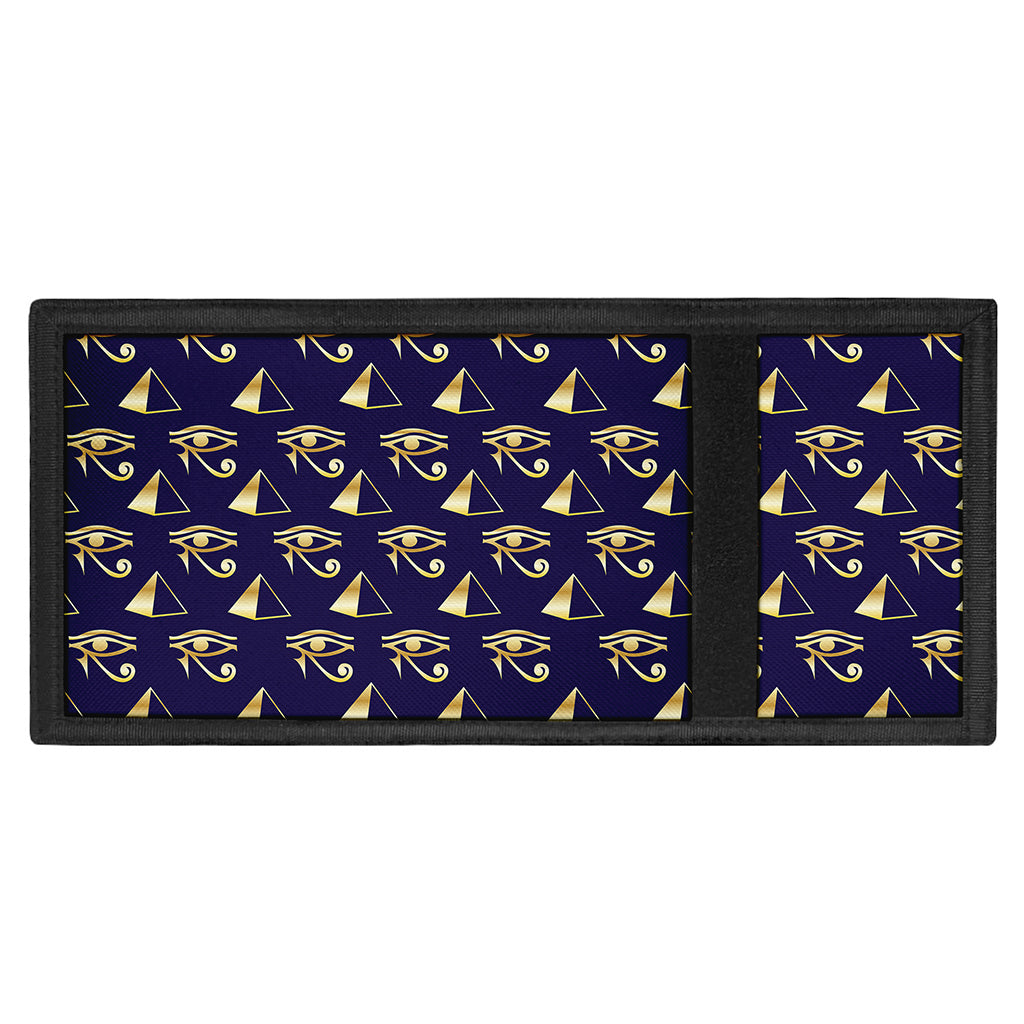 Egypt Eye Of Horus Pattern Print Trifold Wallet