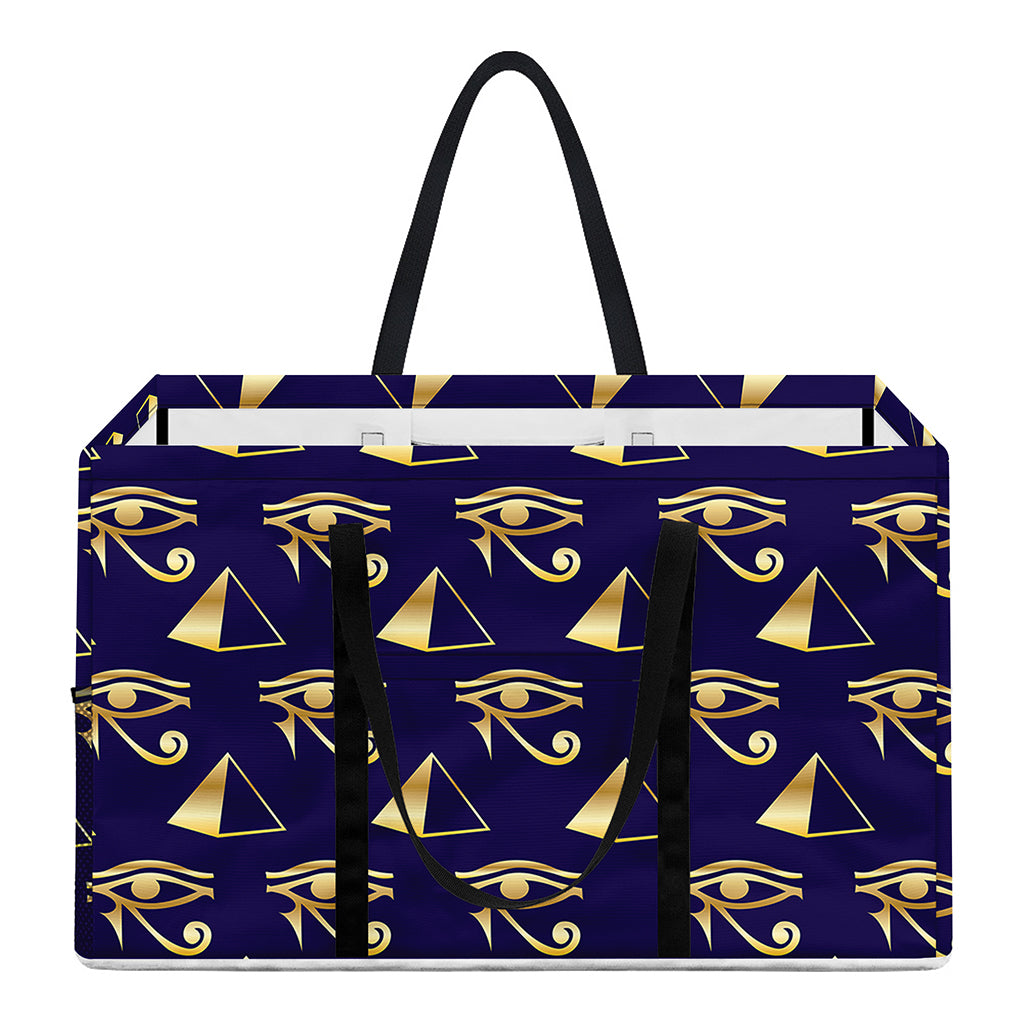 Egypt Eye Of Horus Pattern Print Utility Tote Bag