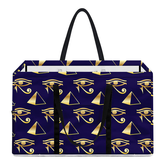 Egypt Eye Of Horus Pattern Print Utility Tote Bag