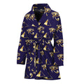 Egypt Eye Of Horus Pattern Print Women's Bathrobe