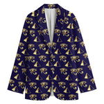 Egypt Eye Of Horus Pattern Print Women's Blazer