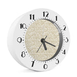 Egypt Hieroglyphs Pattern Print Alarm Clock