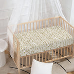 Egypt Hieroglyphs Pattern Print Baby Crib Sheet