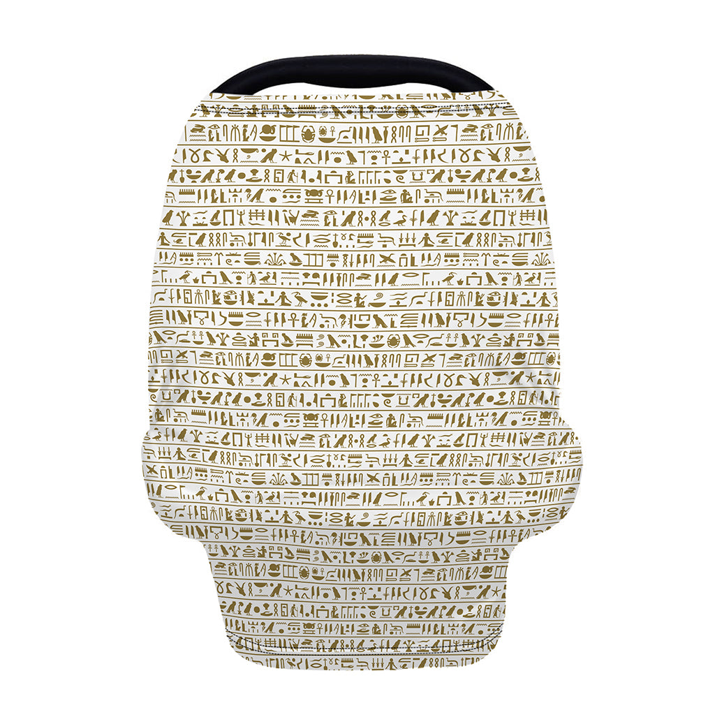 Egypt Hieroglyphs Pattern Print Baby Seat Cover