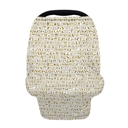 Egypt Hieroglyphs Pattern Print Baby Seat Cover