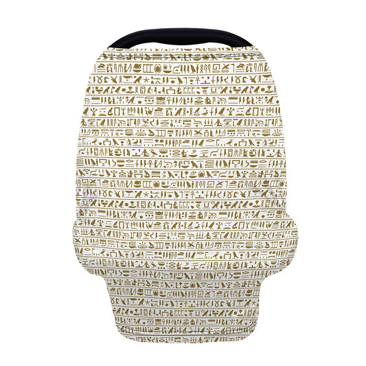 Egypt Hieroglyphs Pattern Print Baby Seat Cover