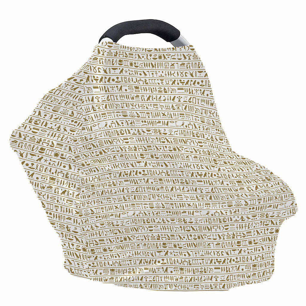 Egypt Hieroglyphs Pattern Print Baby Seat Cover