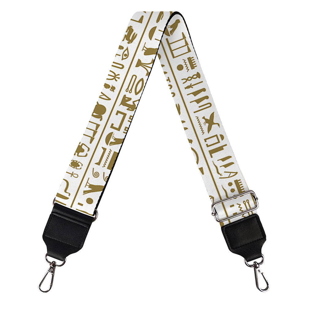 Egypt Hieroglyphs Pattern Print Bag Strap